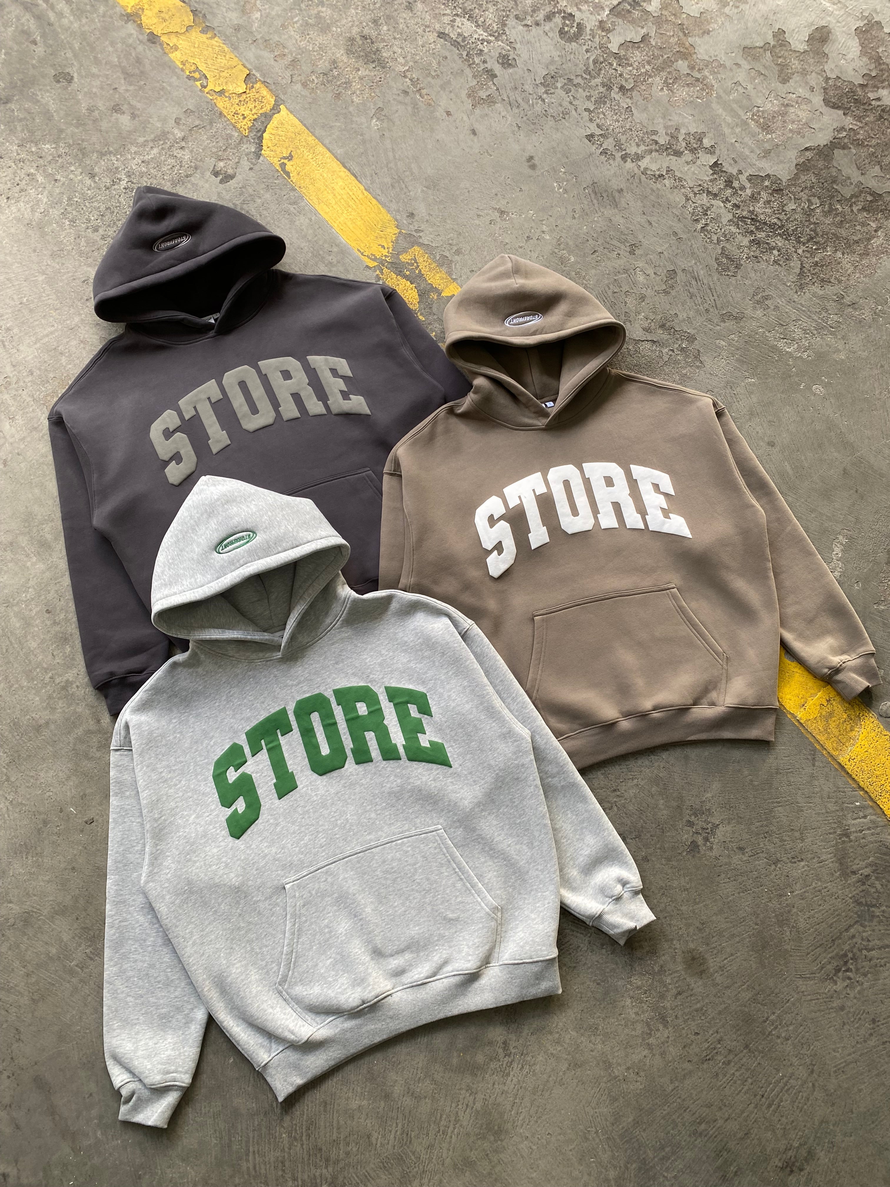 Store Heavyweight Hoodies (Olive)