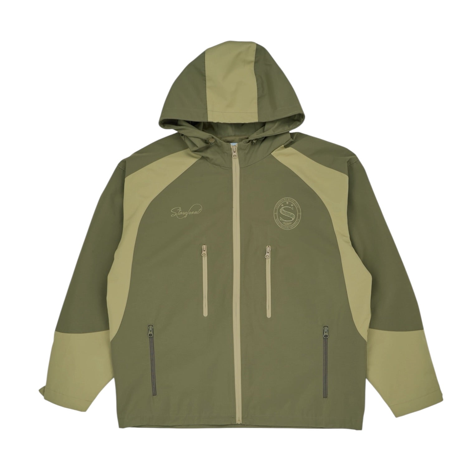 Club Technical Waterproof Jacket (Olive/Sage)