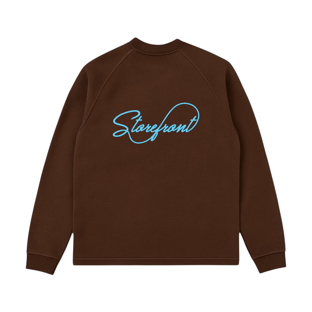 Script Waffle Longsleeve (Brown)