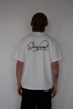 Script Logo T-shirt (White/Green)