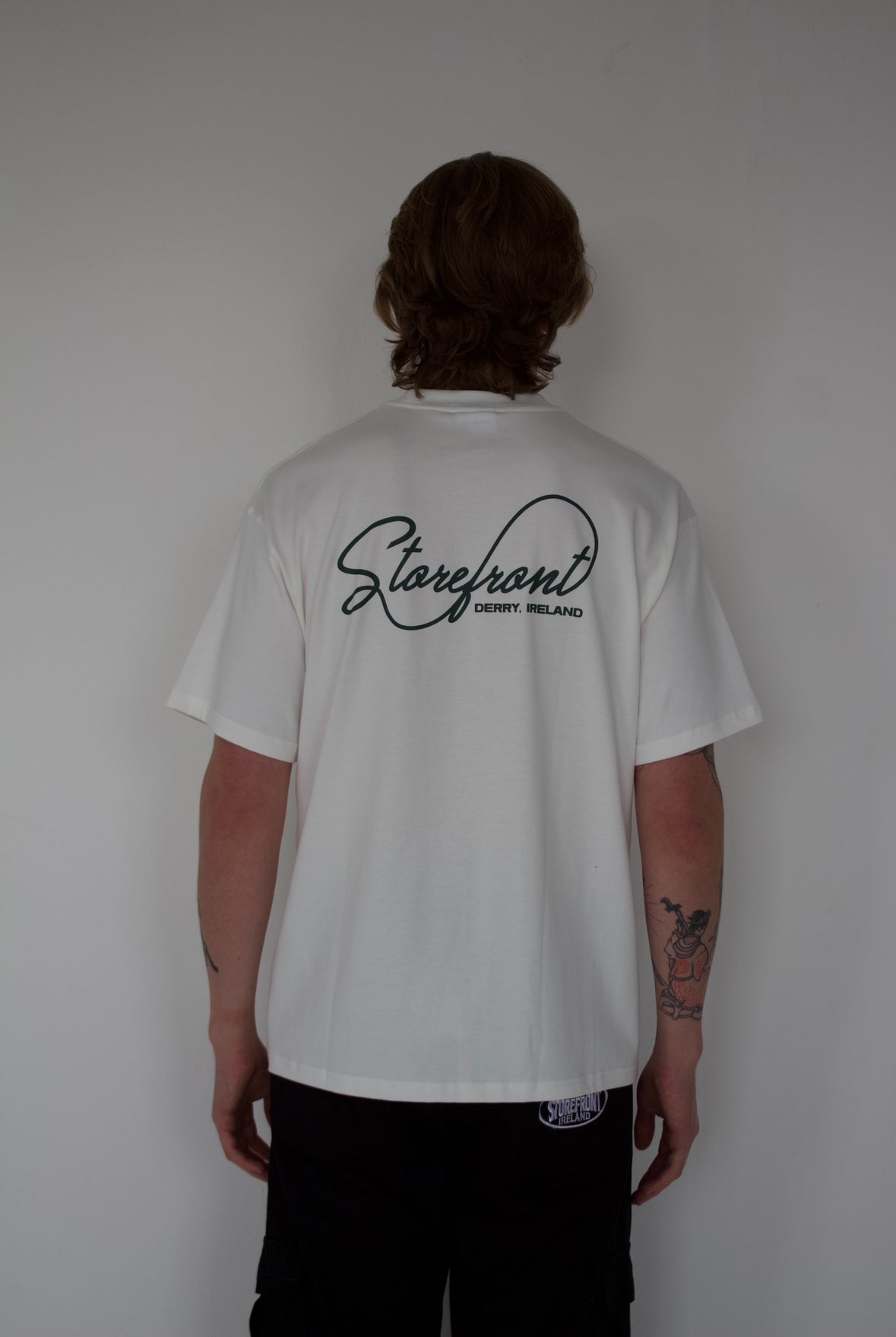 Script Logo T-shirt (White/Green)