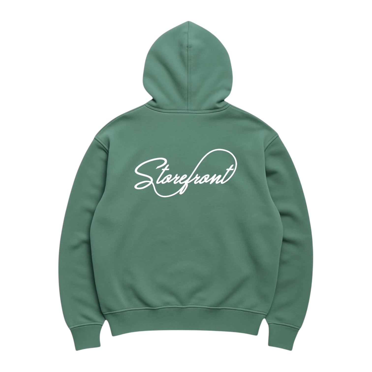 Script Hoodie (Sage Green)