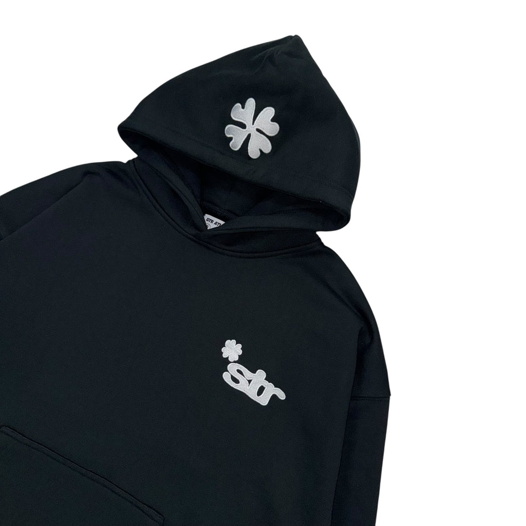 STR Clover Heavyweight Hoodie (Black)