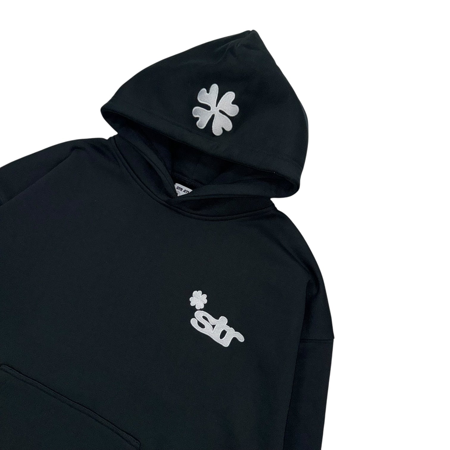 STR Clover Heavyweight Hoodie (Black)