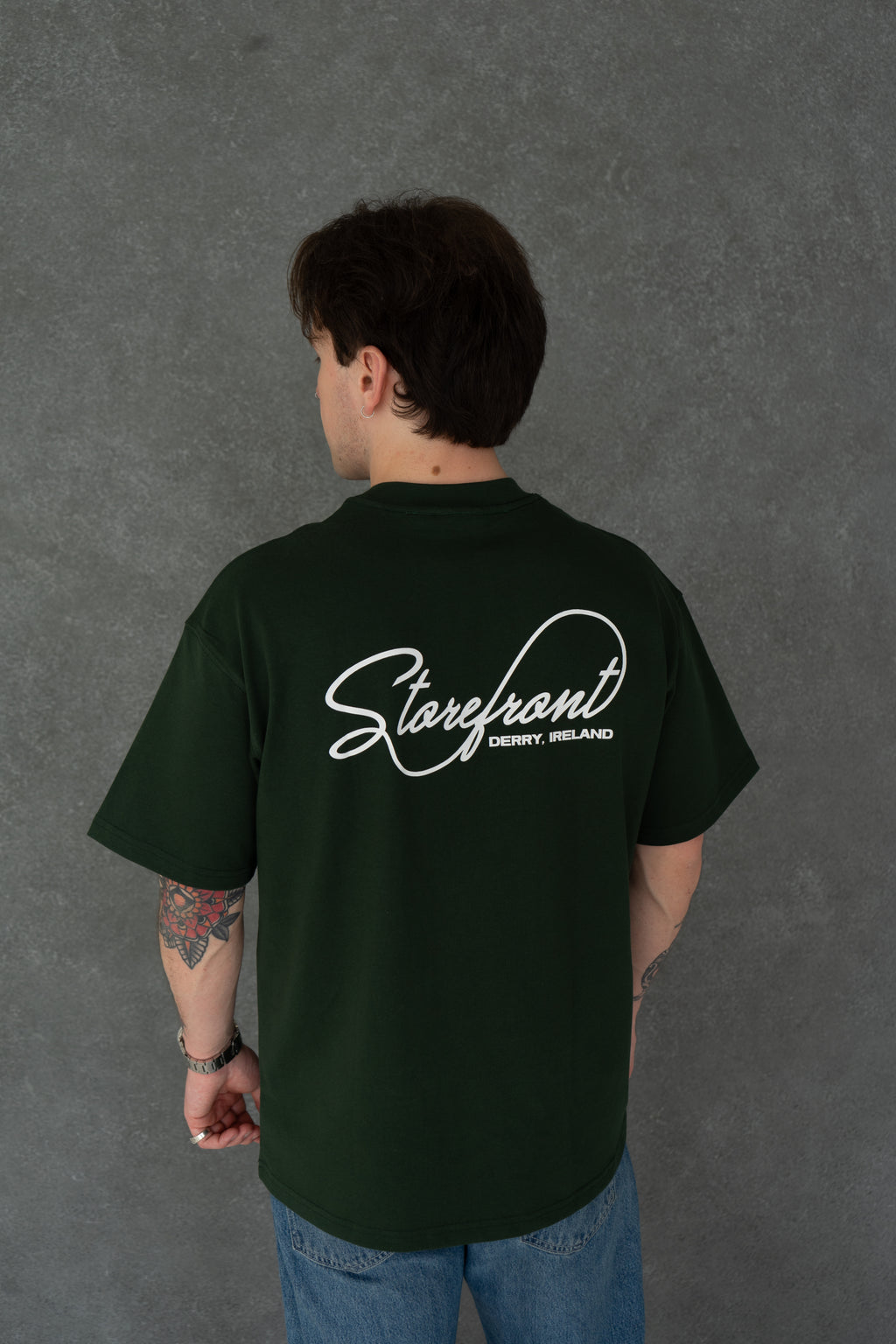 Script Logo T-shirt (Forrest Green)