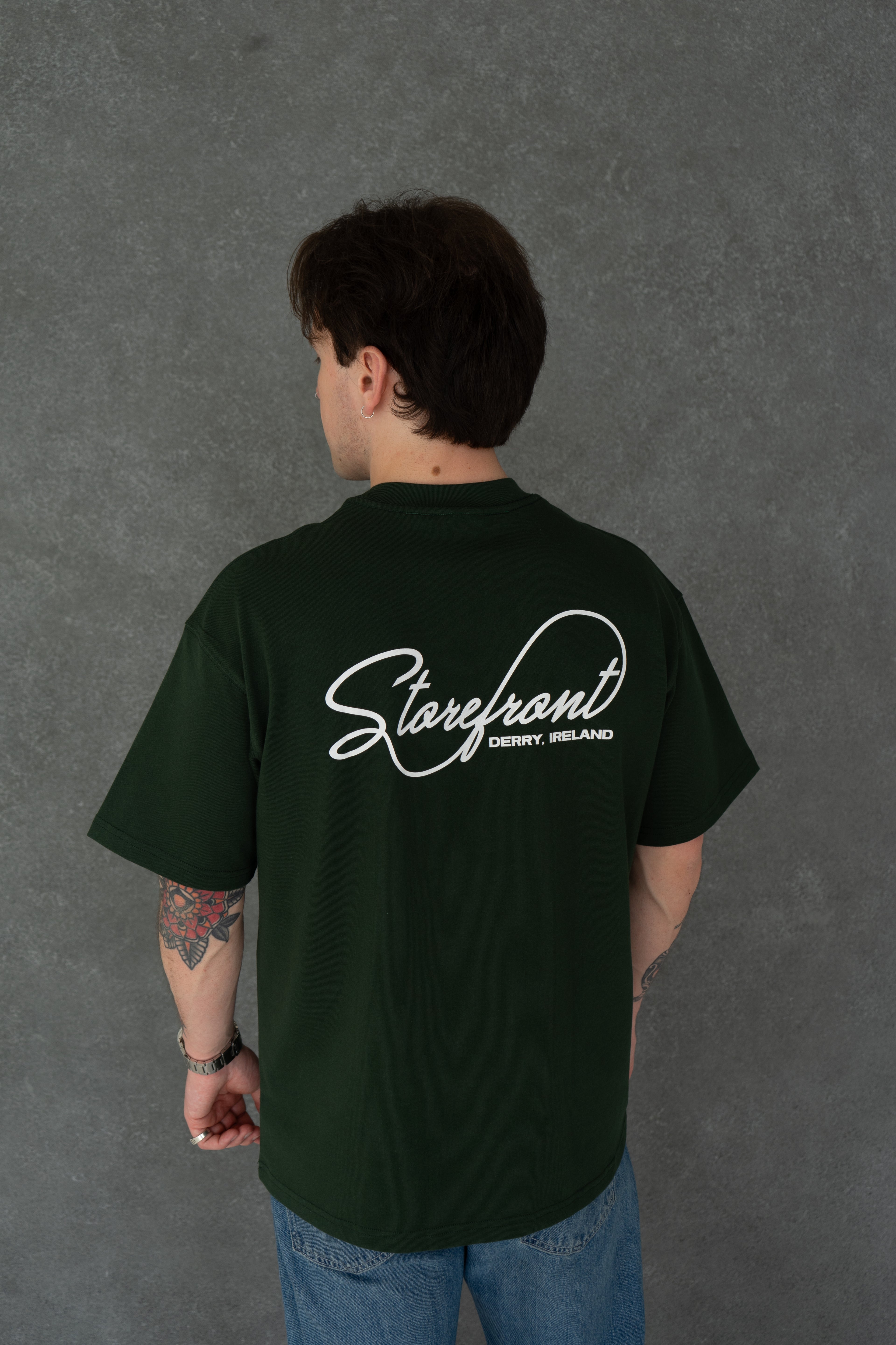 Script Logo T-shirt (Forrest Green)