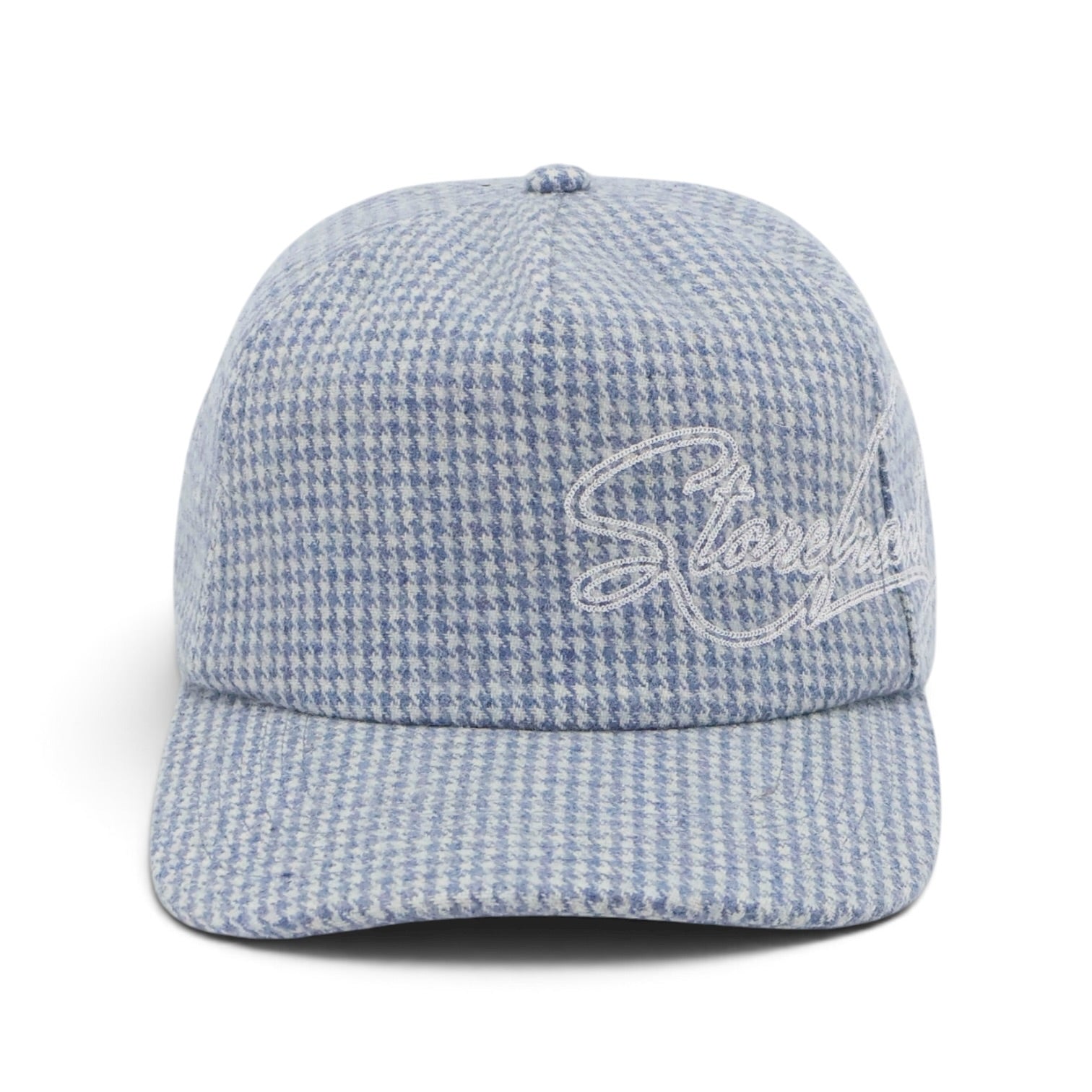 Script Houndstooth Cap (Blue)
