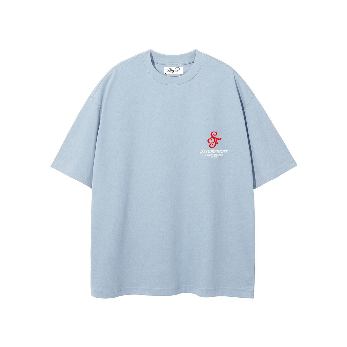 Monogram T-Shirt (Baby Blue)