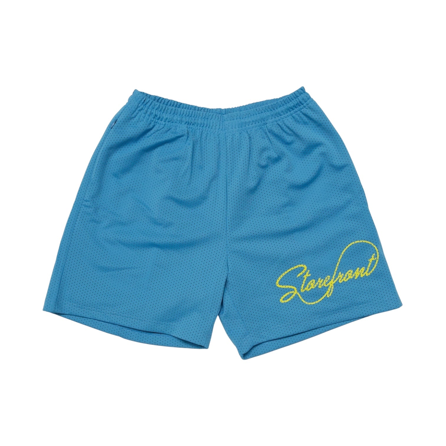 Script Mesh Shorts (Blue)