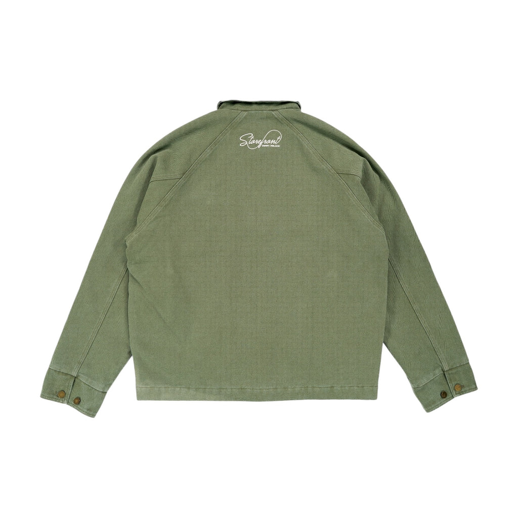 Duck Canvas Work Jacket (Olive)