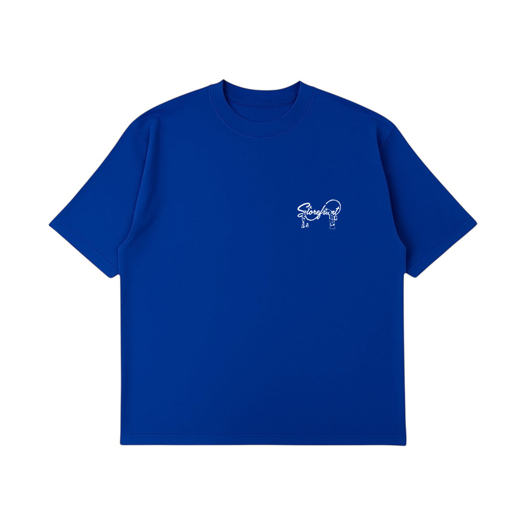 Script Painter T-Shirt (Cobalt Blue)