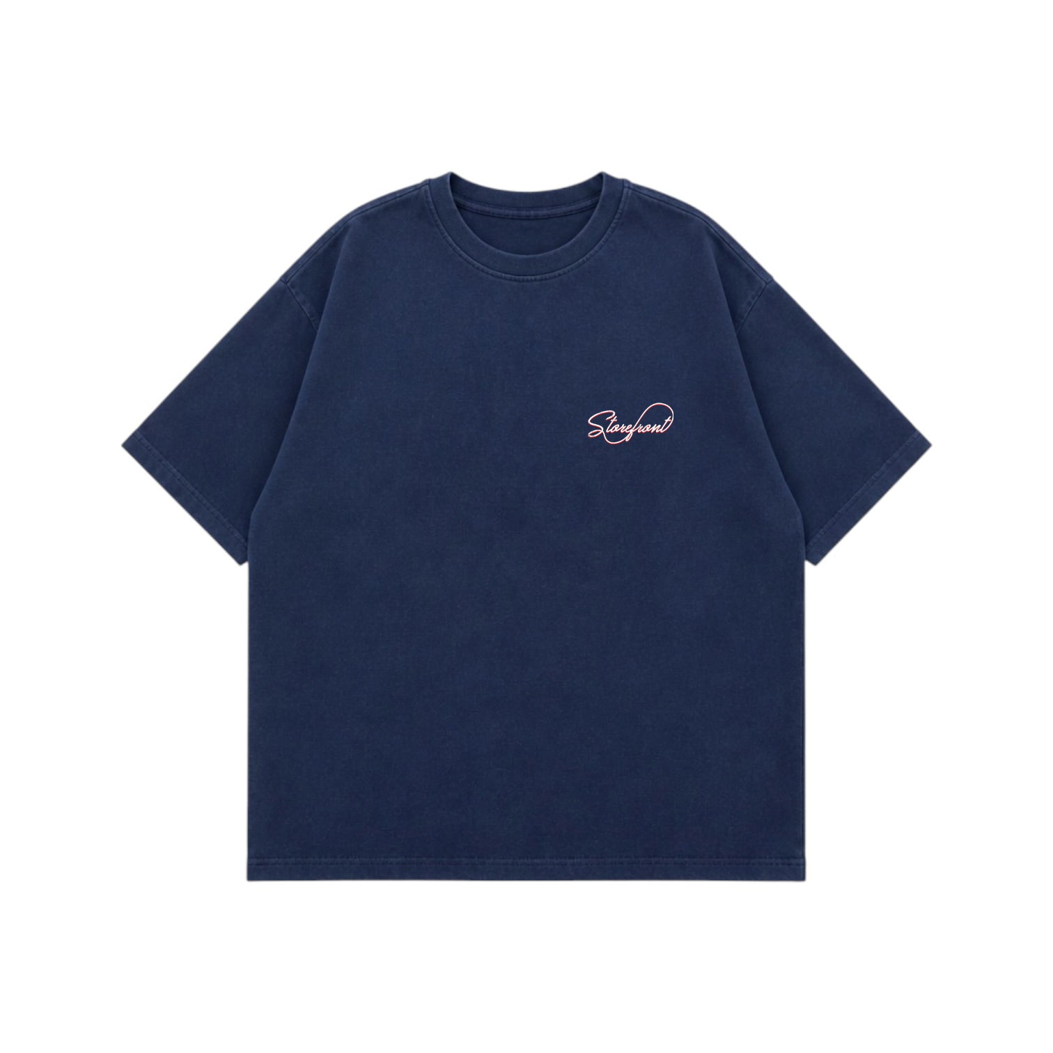 Vintage Script T-Shirt (Washed Navy)