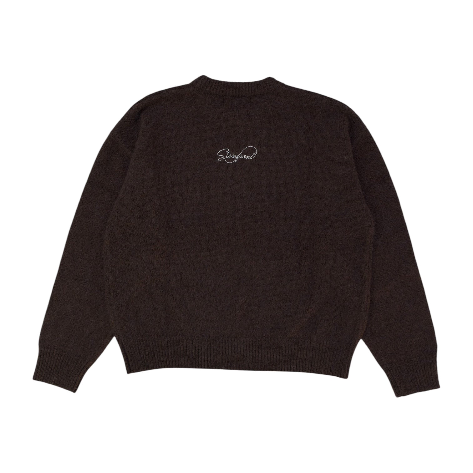 Solid Mohair Knit (Brown)