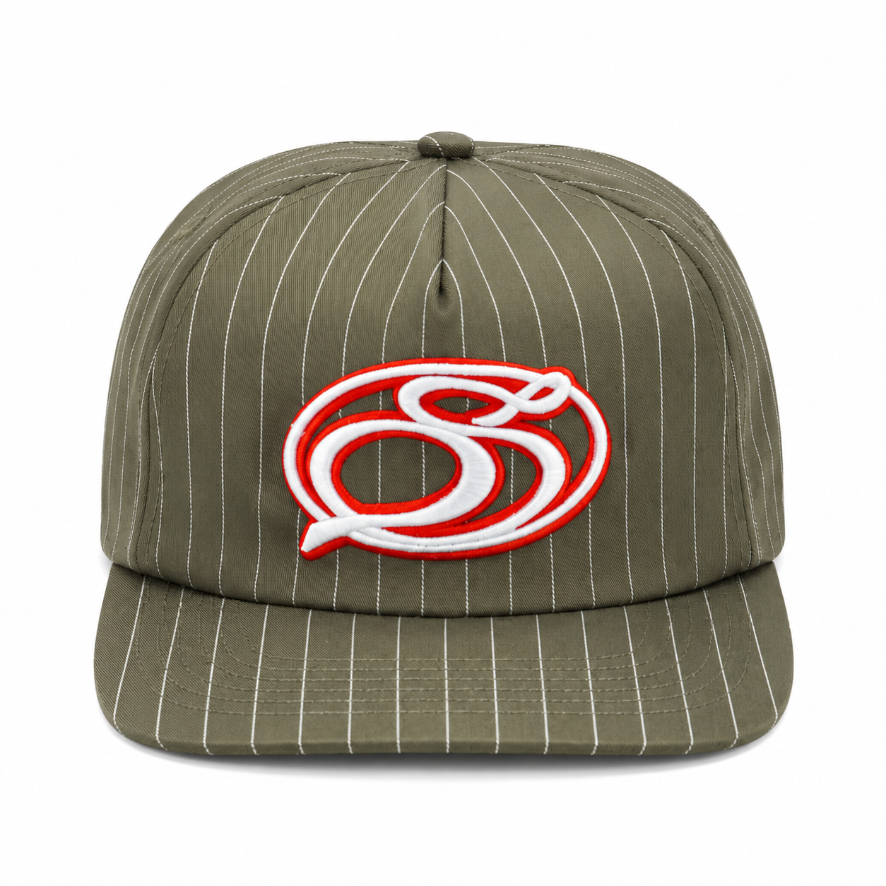 Insignia Stripe Cap (Olive)