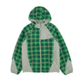 Reversible Sherpa Jacket (Green Plaid)