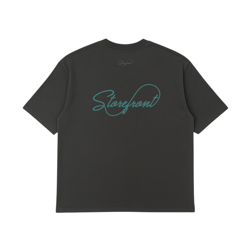 Script T-Shirt (Charcoal)