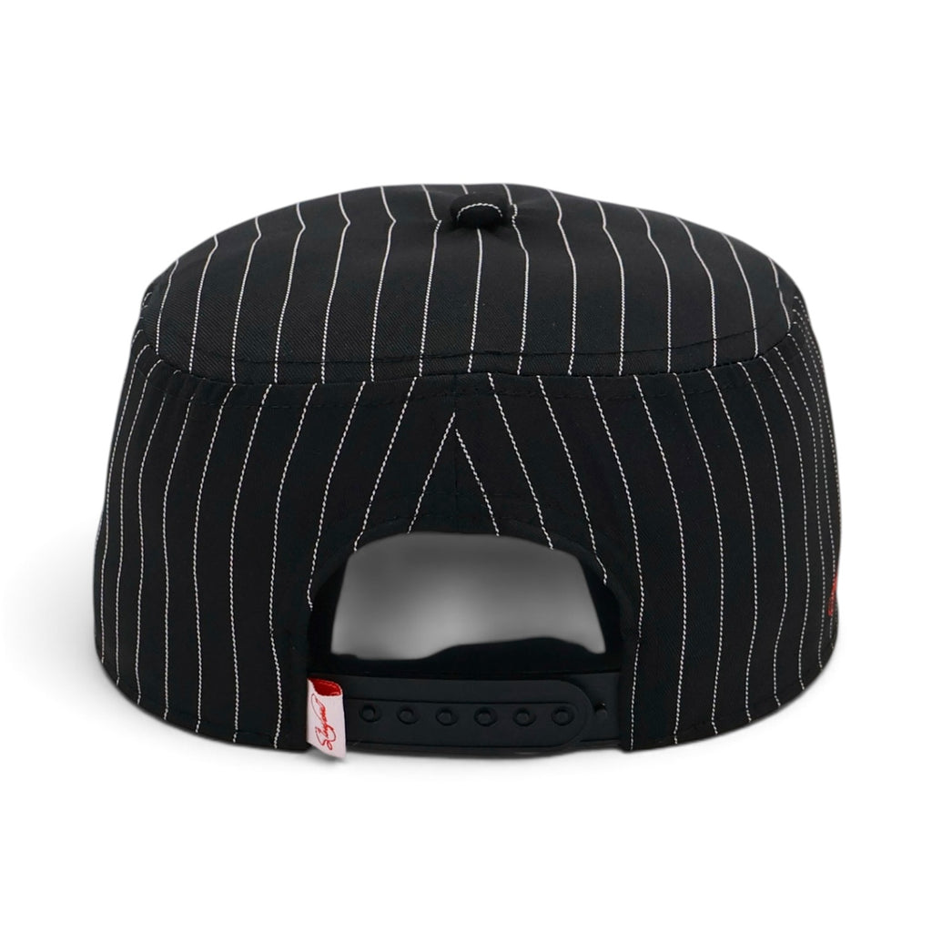 Script Pillbox Cap (Black)