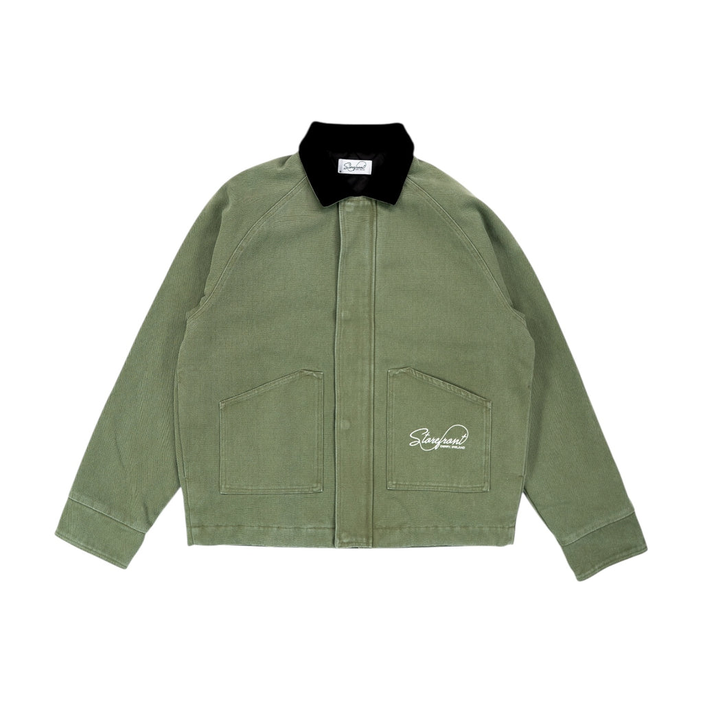 Duck Canvas Work Jacket (Olive)