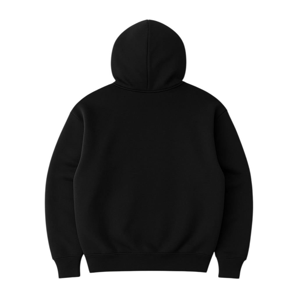 Mini-Script Zip Up Hoodie (Black)