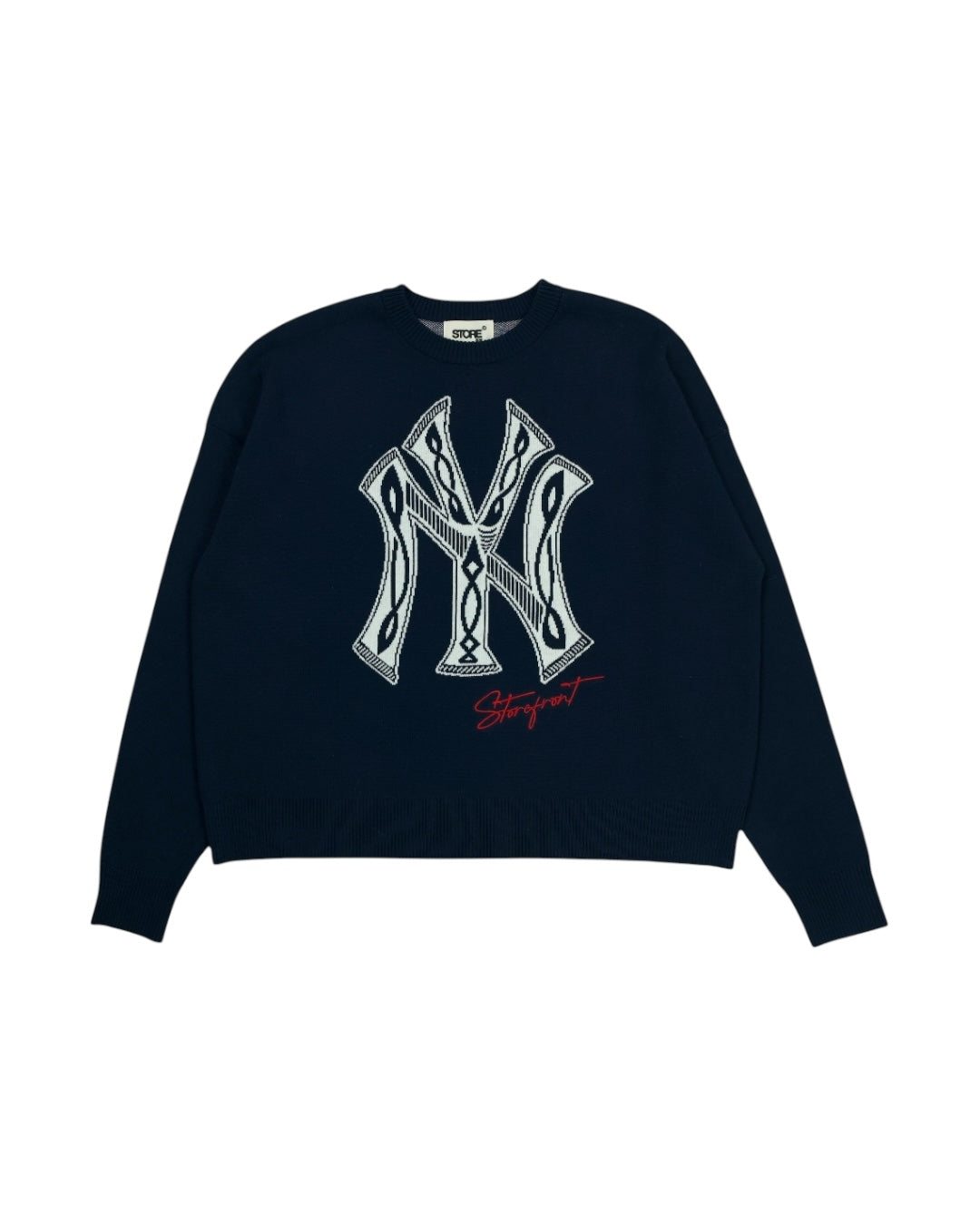 J-1 Knitted Jumper (Navy)