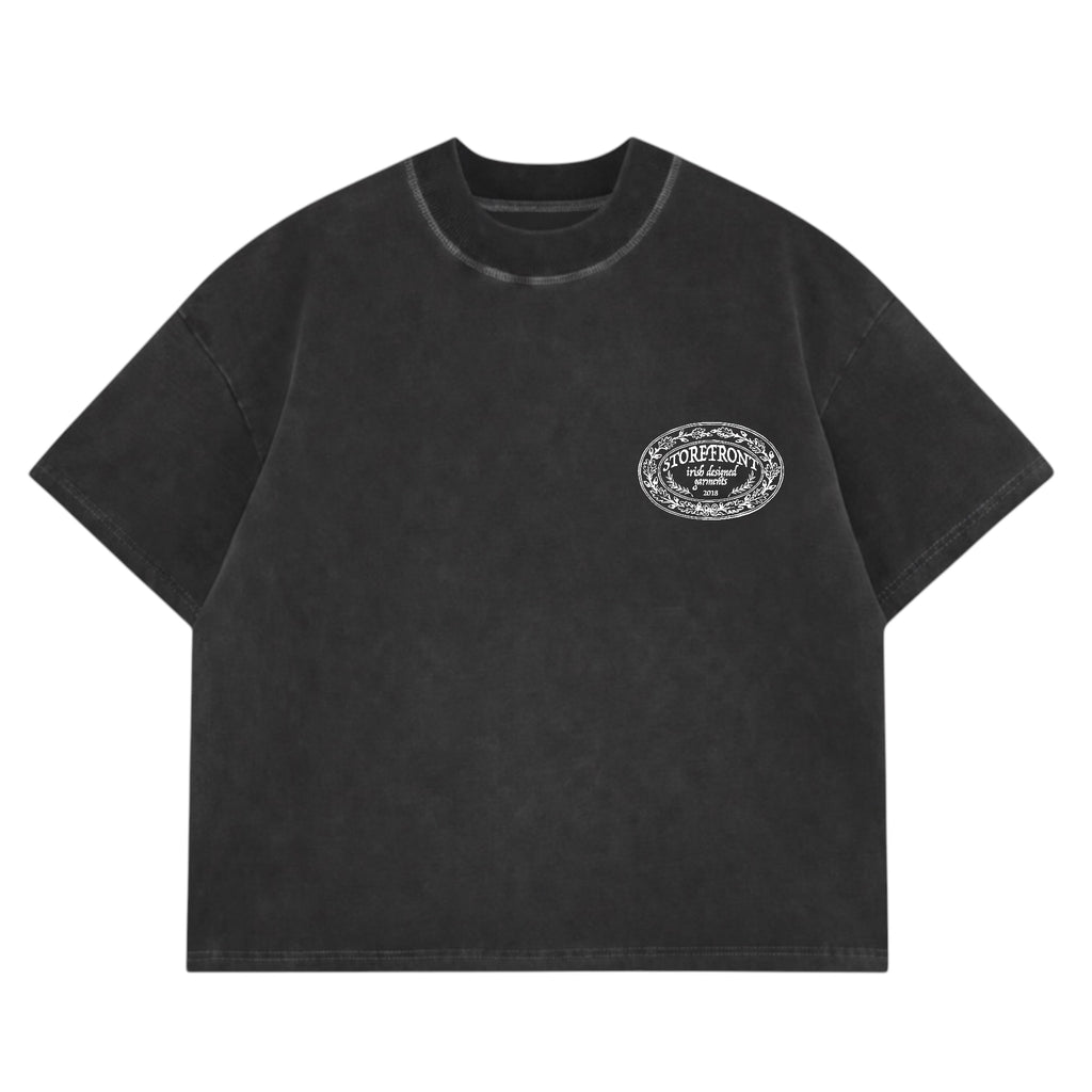 Crest Oak T-Shirt (Washed Black)