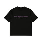 Three Leaf Halftone T-Shirt (Black)