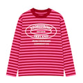 Signature Striped Longsleeve T-Shirt (Pink/Red)