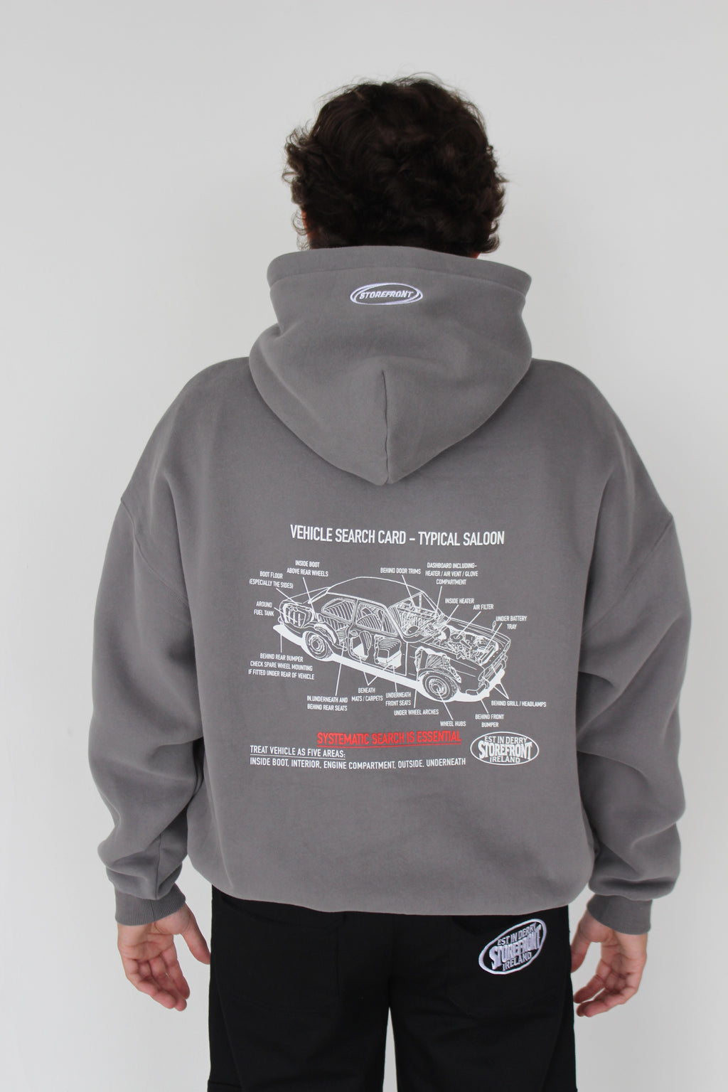 Stop and Search Hoodie (Grey)