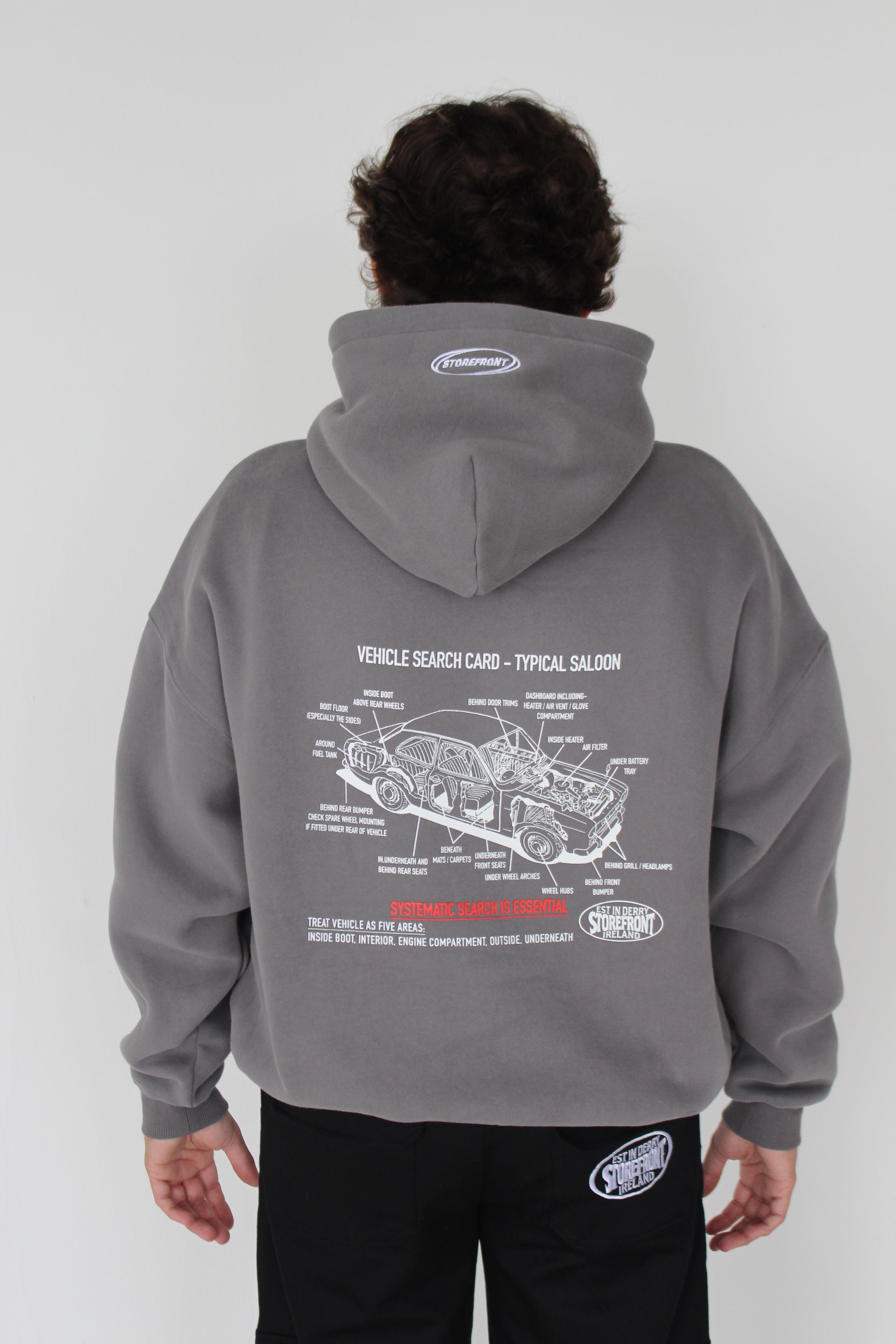 Stop and Search Hoodie (Grey)
