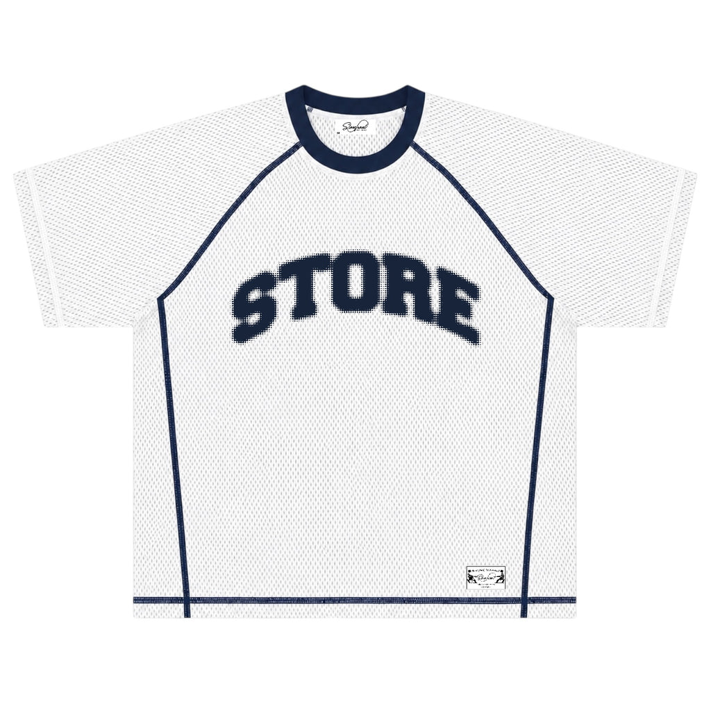 Varsity Mesh Jersey (White)
