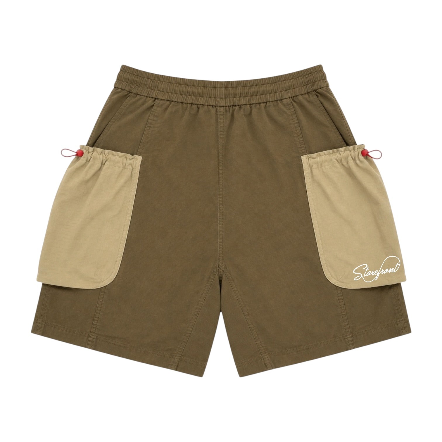 Ripstop Big Pocket Shorts (Olive)