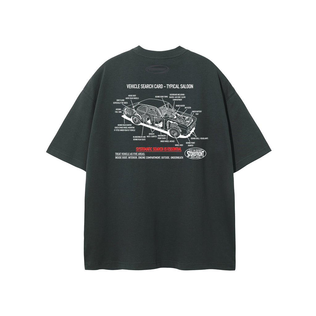 Stop & Search Tee (Coal)