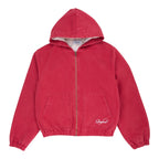 Duck Canvas Zip Up Hoodie (Washed Red)