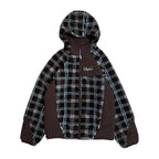 Reversible Sherpa Jacket (Brown Plaid)