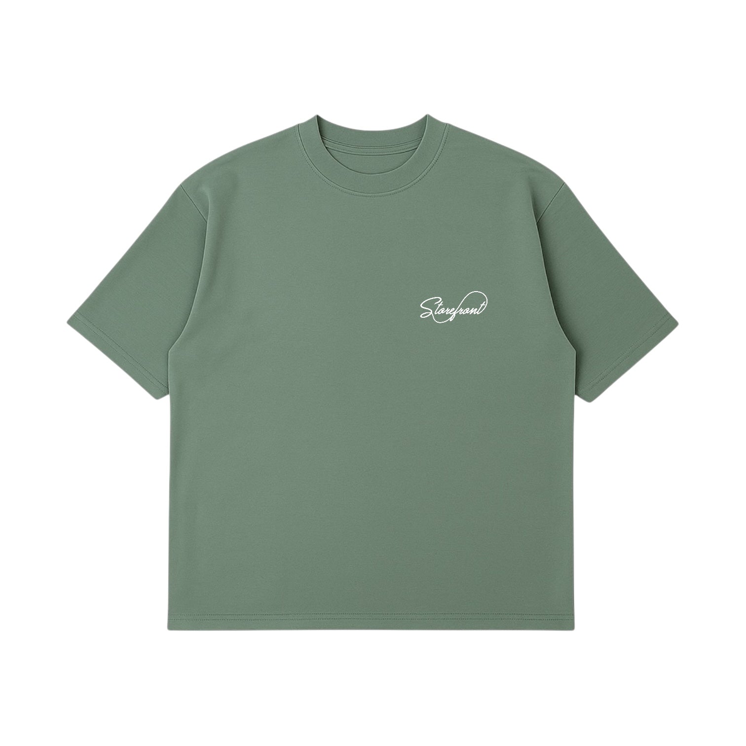 Script T-Shirt (Sage Green)