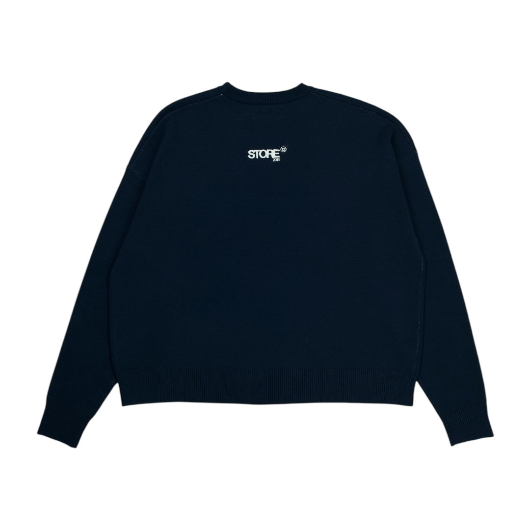 J-1 Knitted Jumper (Navy)