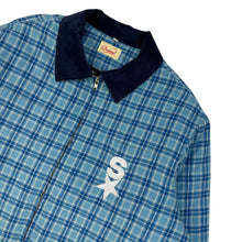 Load image into Gallery viewer, ‘Star’ Lined Flannel Overshirt (Opal Blue)
