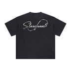Faded Chrome Script T-Shirt (Black)