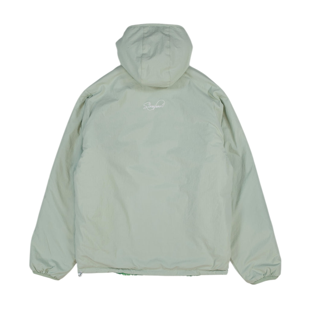 Reversible Sherpa Jacket (Green Plaid)