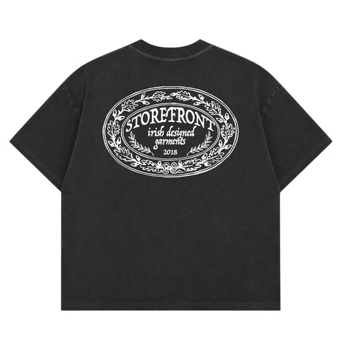 Crest Oak T-Shirt (Washed Black)