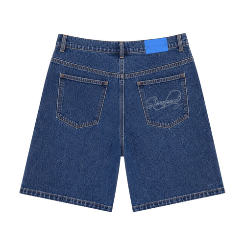 Chainstitch Denim Short (Mid Blue)