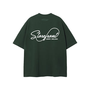 Script Logo Tee (Forrest Green)