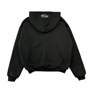 Star Zip Up Hoodie (Charcoal)