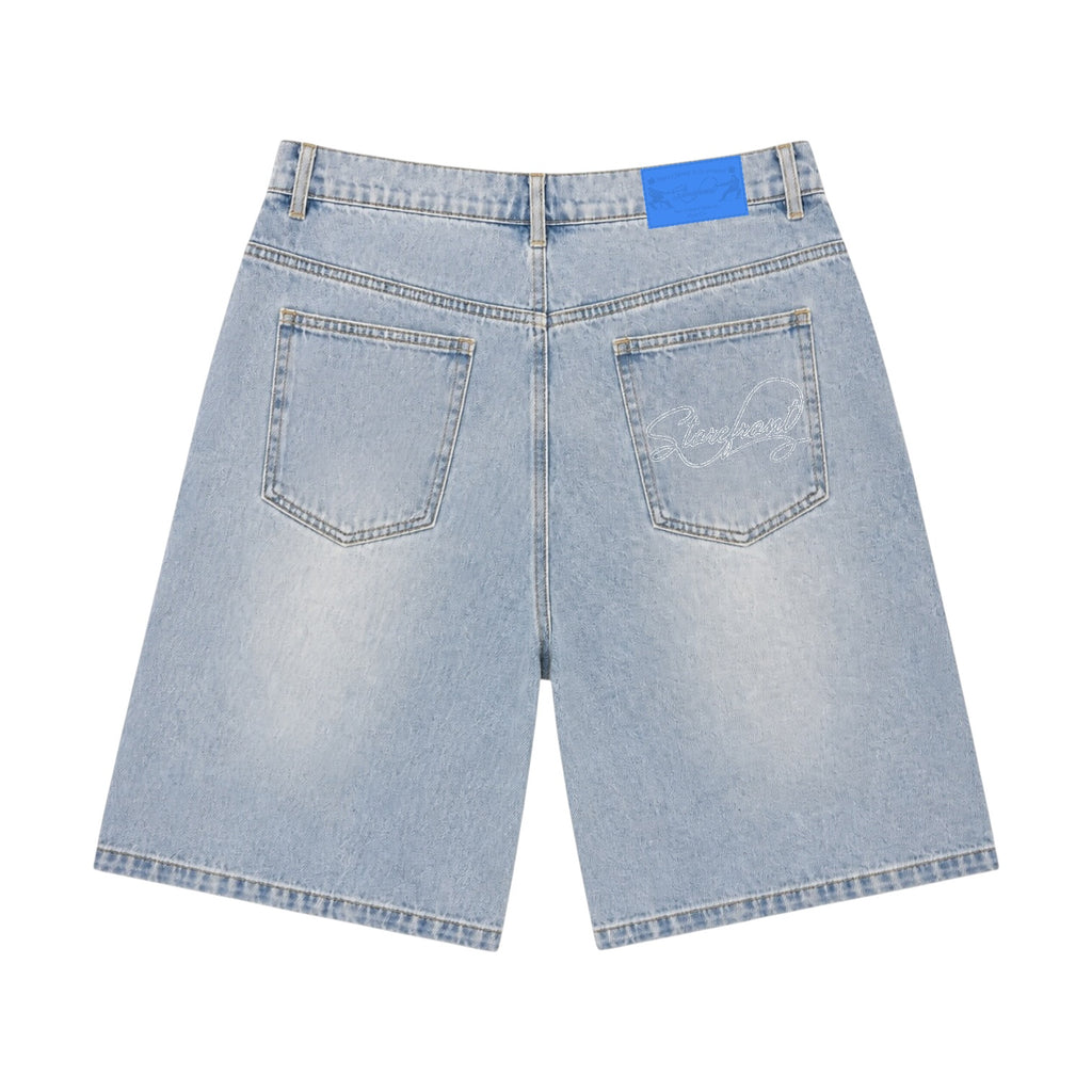 Chainstitch Denim Short (Stone Wash)
