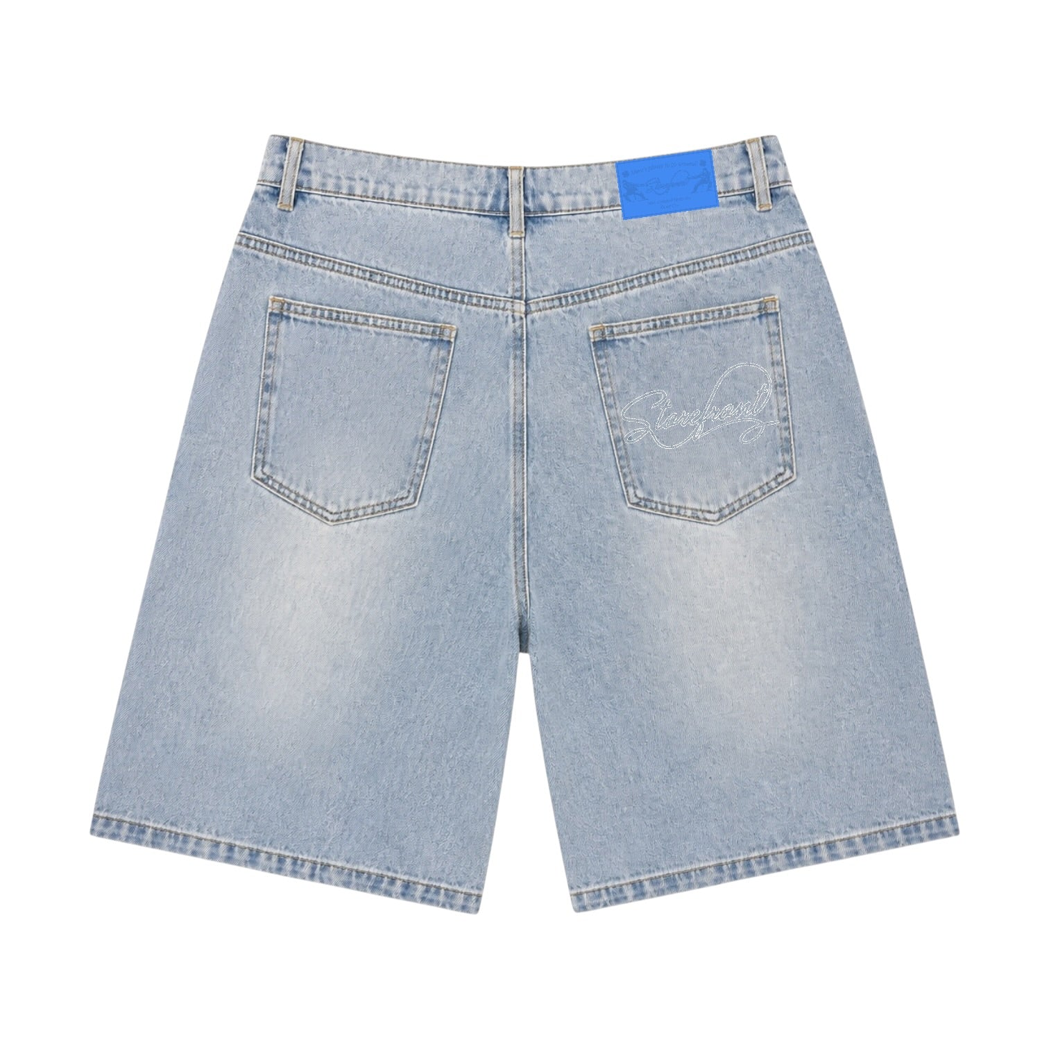 Chainstitch Denim Short (Stone Wash)