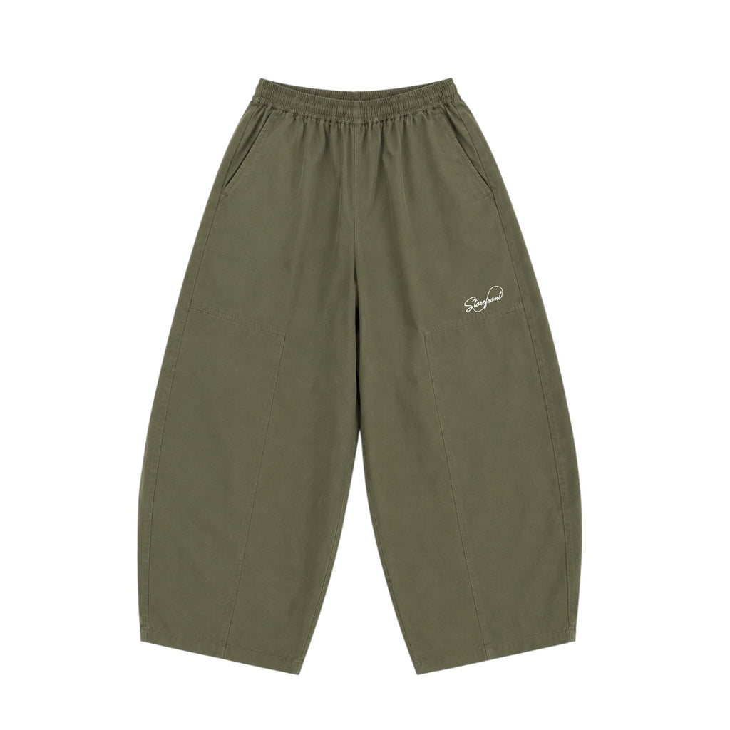 Utility Barrel Pants (Olive)