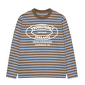 Signature Striped Longsleeve T-Shirt (Brown/Blue)