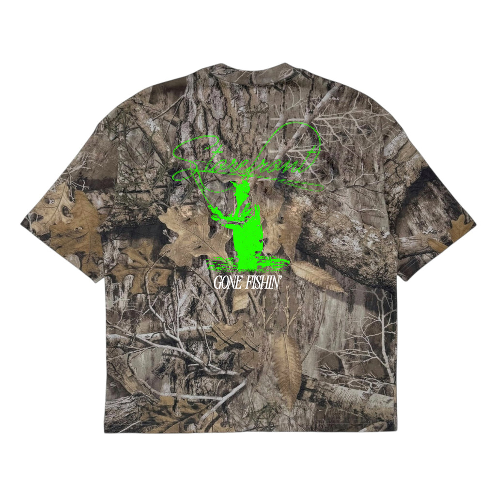 Gone Fishin' T-Shirt (Tree Camo)