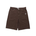 Script Jean Shorts (Brown)