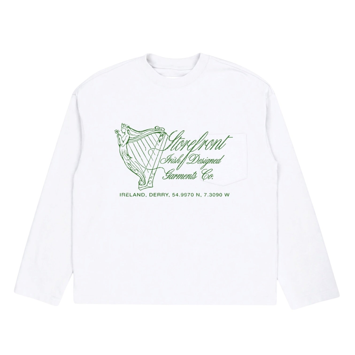 Gael Longsleeve T-Shirt (Washed White)